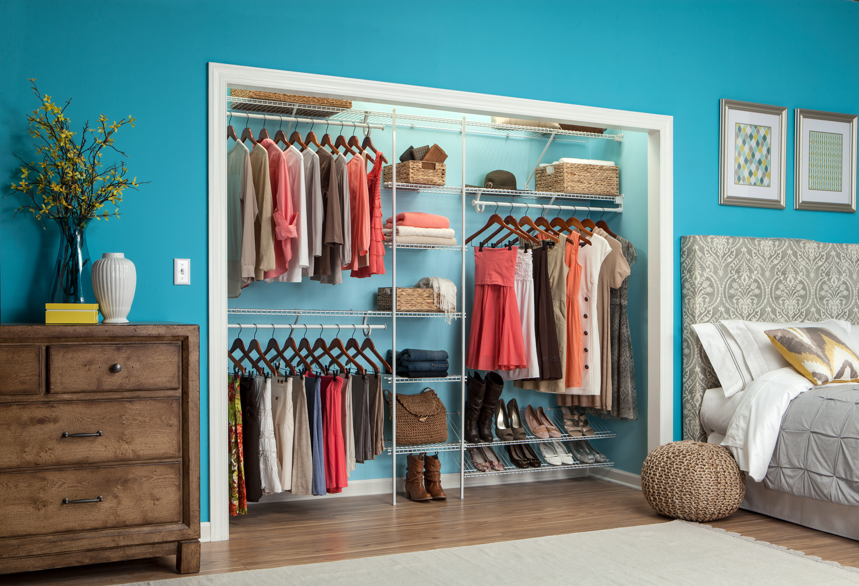 Closetmaid Introduces Superslide Metal Closet Rod Support New Superslide Metal Closet Rod Support In White