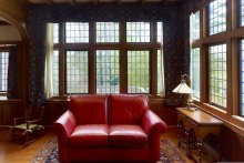 Interior of private residence in Winchester, MA with Hope's® Landmark175™ steel windows  (PHOTO CREDIT: IMG_INK)
