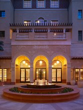 Entrance to Steven Spielberg Building, USC School of Cinematic Arts