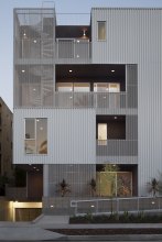 Cloverdale, Cloverdale749, multi-family, multifamily, steel, metal wall, perforated wall, modern design, modern architecture, metal architecture,