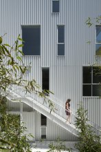 Cloverdale, Cloverdale749, multi-family, multifamily, steel, metal wall, perforated wall, modern design, modern architecture, metal architecture,