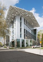 Bullitt Center Wall Panels with Galvalume Finish Photo Courtesy of John Stamets