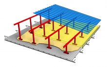Rendering of adding Retro-Master to an existing flat roof