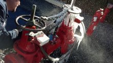 DCDA backflow preventer that suffered freeze damage in the Elsinore Valley Municipal Water District in January 2013