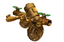 Zurn Freeze Prevention Valve (Model ZWFR) installed on (975XL) Backflow Preventer